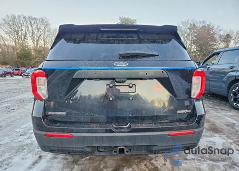 2021 Ford Explorer Police Interceptor из США, поврежденный, VIN 1FM5K8AB4MGC00984